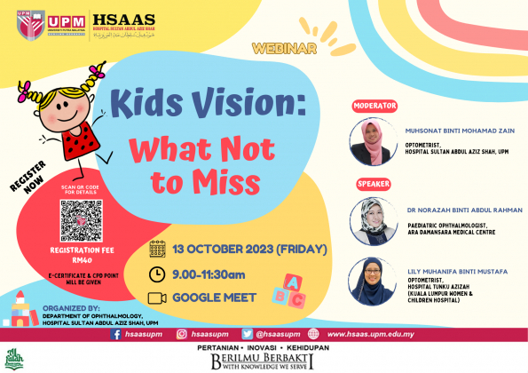 WEBINAR KIDS VISION : WHAT NOT TO MISS